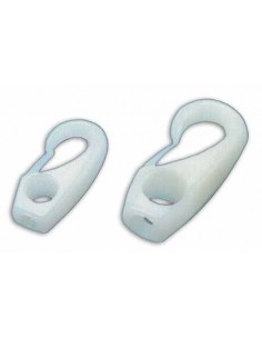 GANCHO MARINO NYLON BLANCO PARA CABO DE 4MM