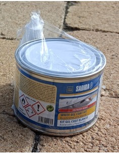 KIT GEL COAT BLANCO 120GRS + CATALIZADOR SADIRA