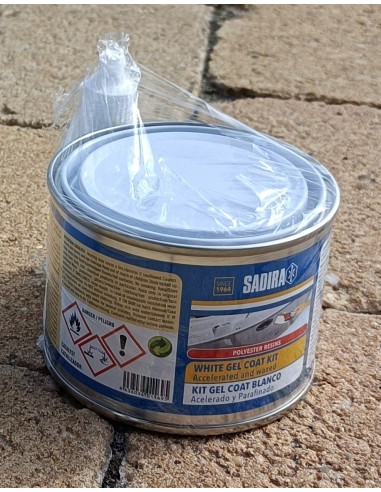 KIT GEL COAT BLANCO 120GRS +...