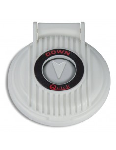 PULSADOR MOLINETE DE PIE DOWN QUICK BLANCO-GRIS