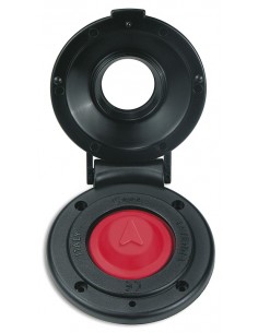 PULSADOR MOLINETE QUICK NEGRO-ROJO UP