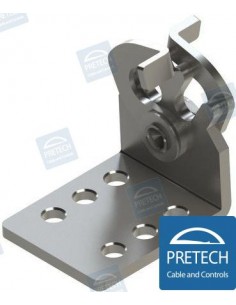 FIJADOR PRETECH PARA DOS CABLES DE MANDO