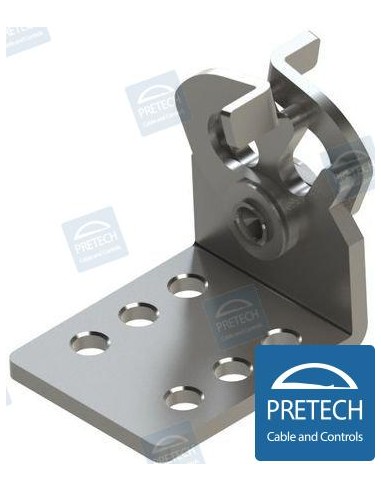 FIJADOR PRETECH PARA DOS CABLES DE MANDO