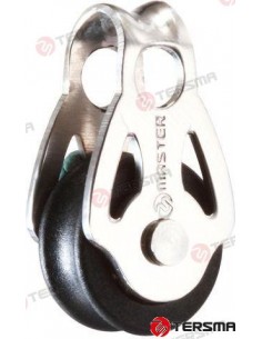 POLEA SIMPLE CON ROLDANA 22MM TERSMA