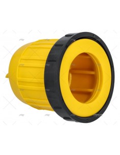 CAPUCHÓN PROTECTOR PARA BASE ELÉCTRICA NÁUTICA 30A AMARILLO